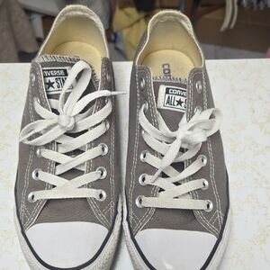 Converse Gray Low-Top Sneakers